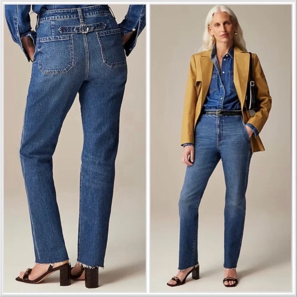 BOGO! J. Crew '96 Straight Leg Slant Pocket Retro Jean Blue Size 28